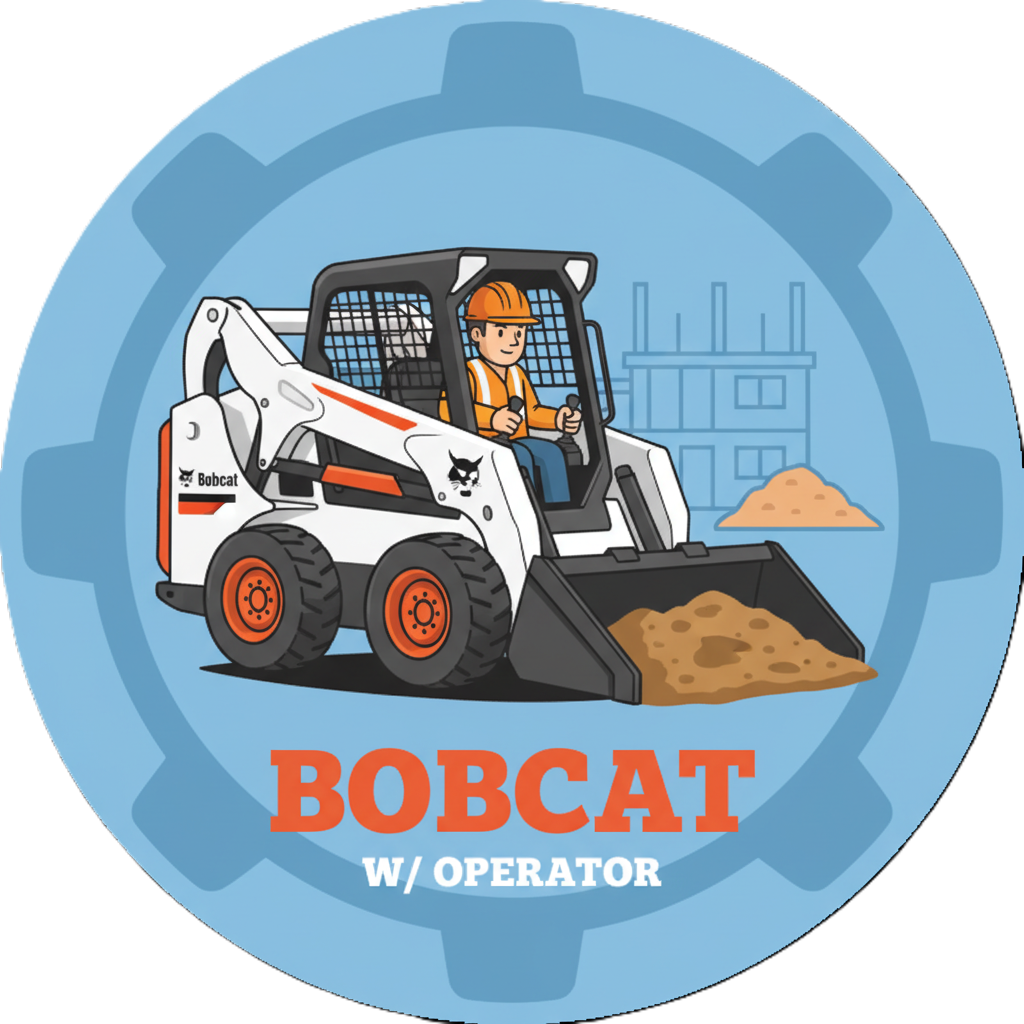 Bobcat w/operator